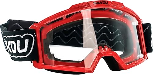 Miniatura 8 de SAKOU Anti Fog Kids Youth Motorcycle Motocross Dirt Bike ATV Goggles for Boys Girls aged 3-12