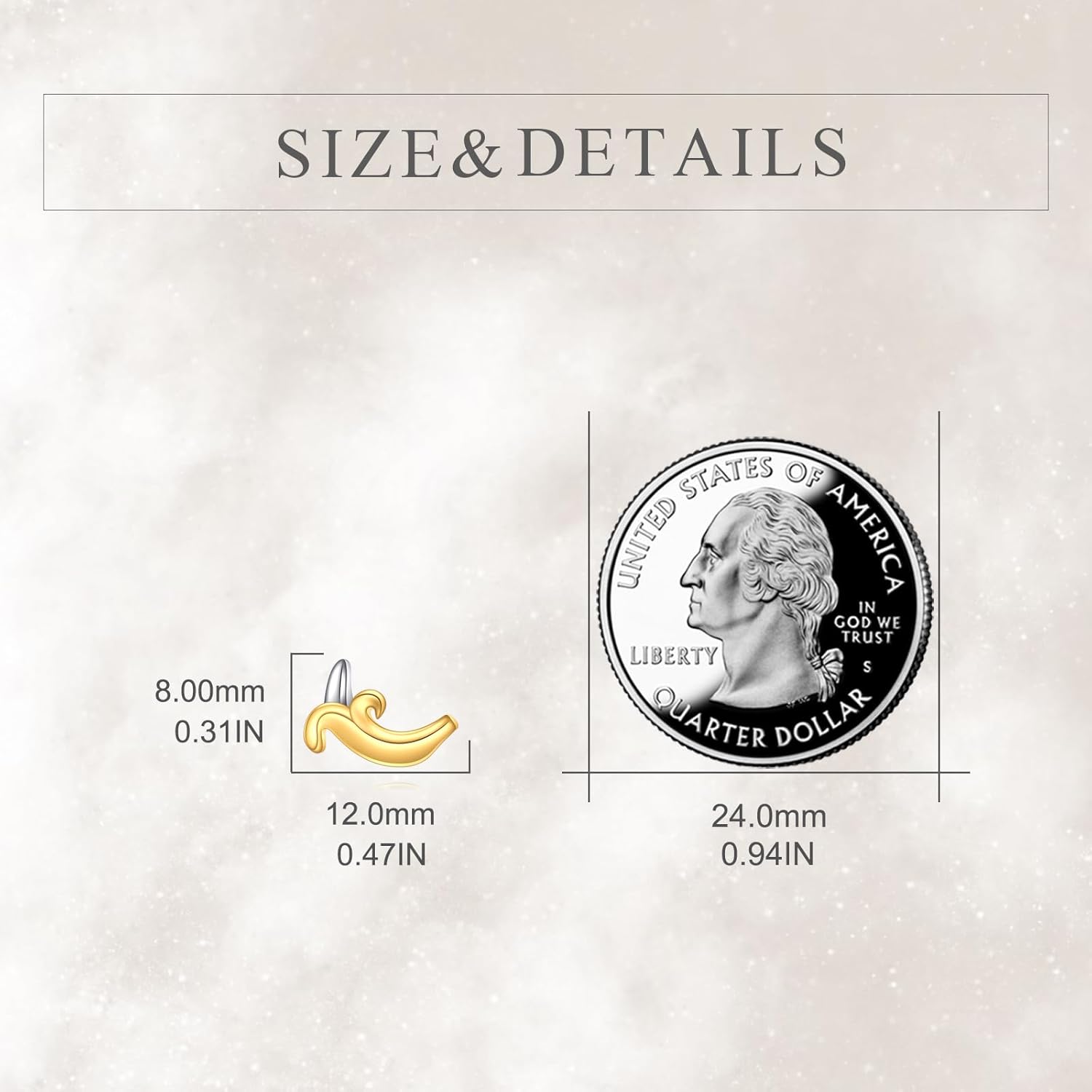 Banana/Cherry/Strawberry Stud Earrings Sterling Silver Hypoallergenic Fruit Earrings