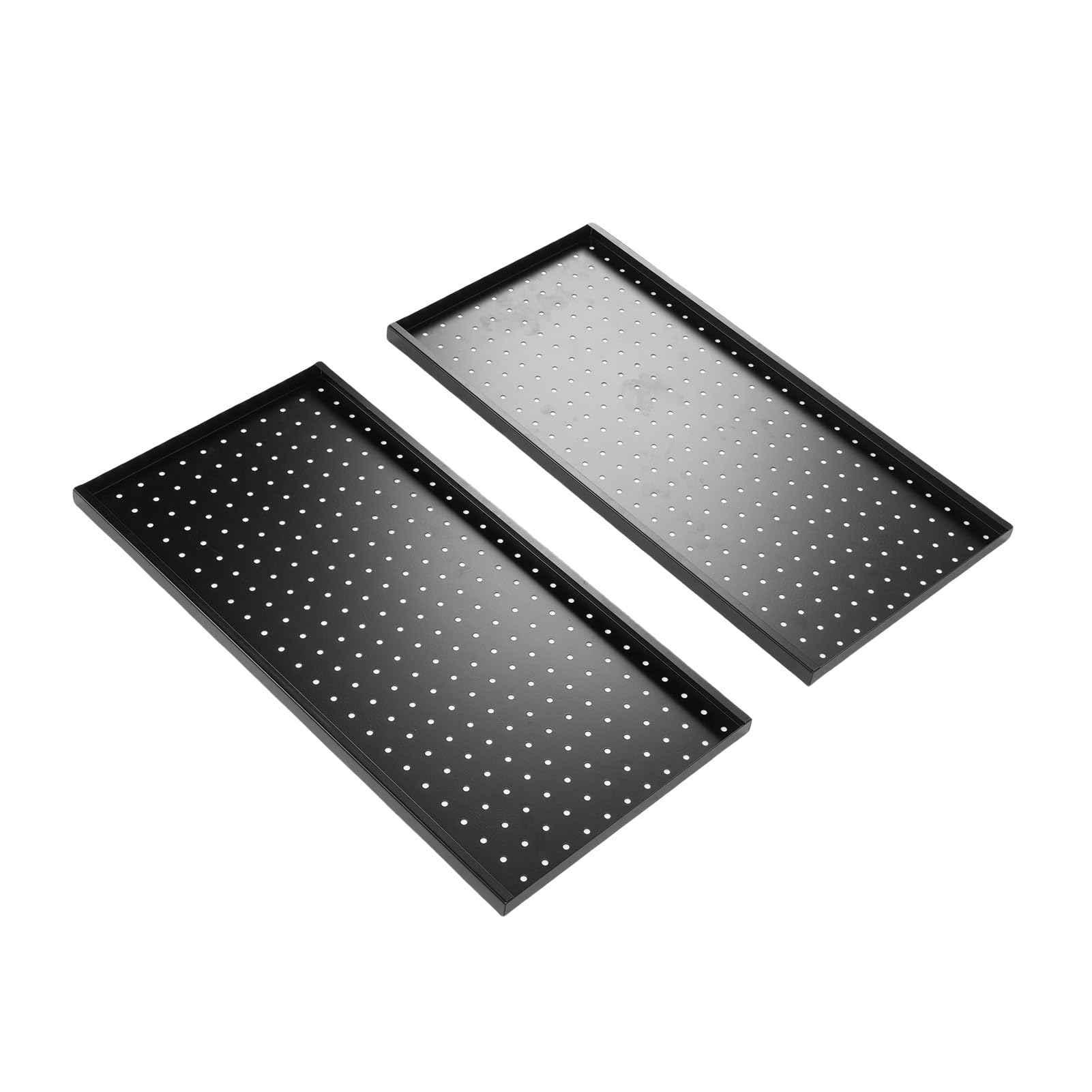 Yctze Pannello Forato in Metallo da Parete 2 Pezzi Pannello Forato per Carichi Pesanti 24x12 Pollici 288 Fori da Parete con in Metallo Magazzino per Negozi Impianti e Attrezzature per Negozi Al