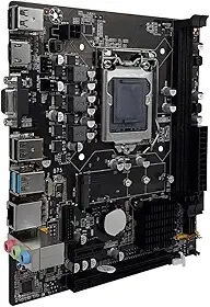 Placa Mãe H61 LGA 1155 DDR3 para Intel 2ª e 3ª Geração Suporte Nvme e Dual Channel 16GB USB 3.0 SATA II PC Desktop
