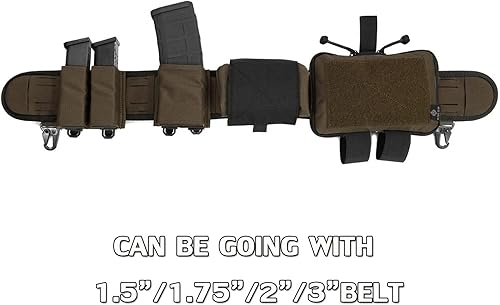 Miniatura 4 de PETAC GEAR Tactical Belt Medical Pouch Compact Admin Pouch EMT First Aid Pouch IFAK Utility Pouch Trauma Kit Organizer Tourniquet Holder