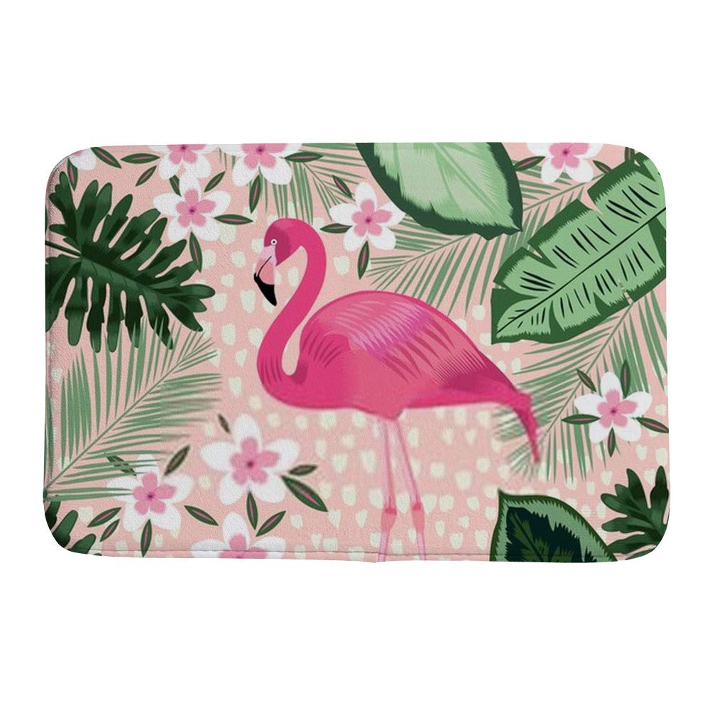 Tapis polaire corail haut de gamme au design unique de flamant rose