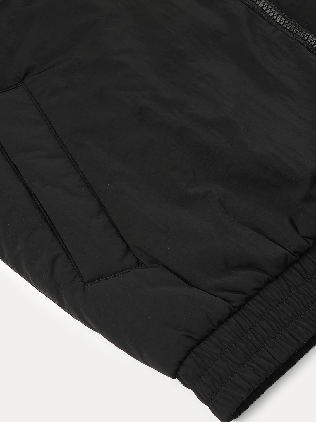 Calvin Klein Jeans Męskie kurtki Harrington z podszewką z kapturem, Ck czarny, XXL