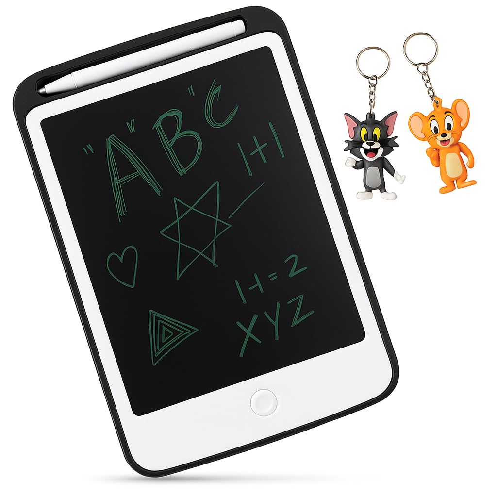 thriftkart - Writing pad Drawing Tablet Tab with Foldable Adjustable Stand and Pen, Electronic LCD Kids Tablet, 8.5 Inch Screen, Writing Tablet Remove Button, Gift for Kids and Student-Adults-image-24