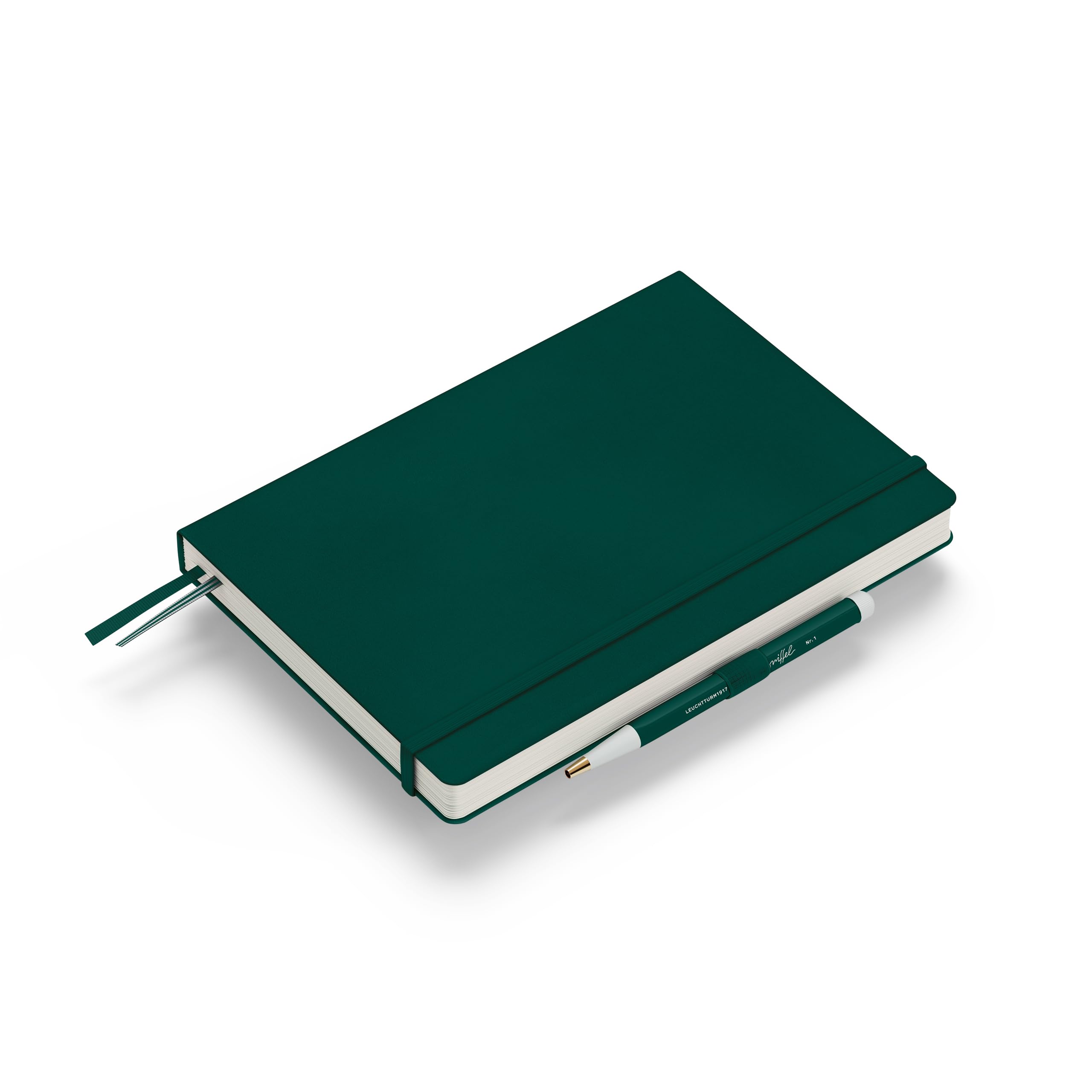 LEUCHTTURM1917 Taccuini Medium A5 Copertina rigida 251 pagine numerate Forest Green Righe
