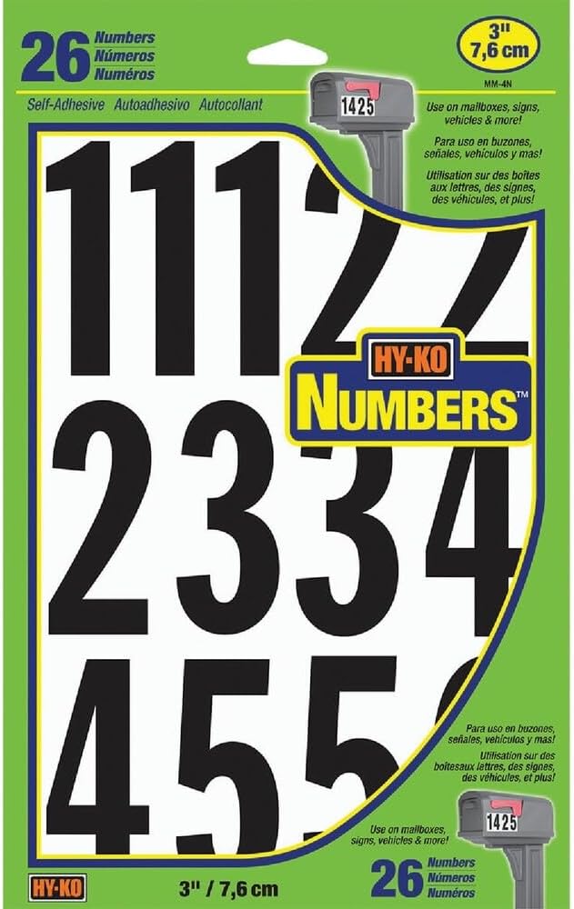 Hy-Ko Prod. MM-4N26 Boat Number Assortment