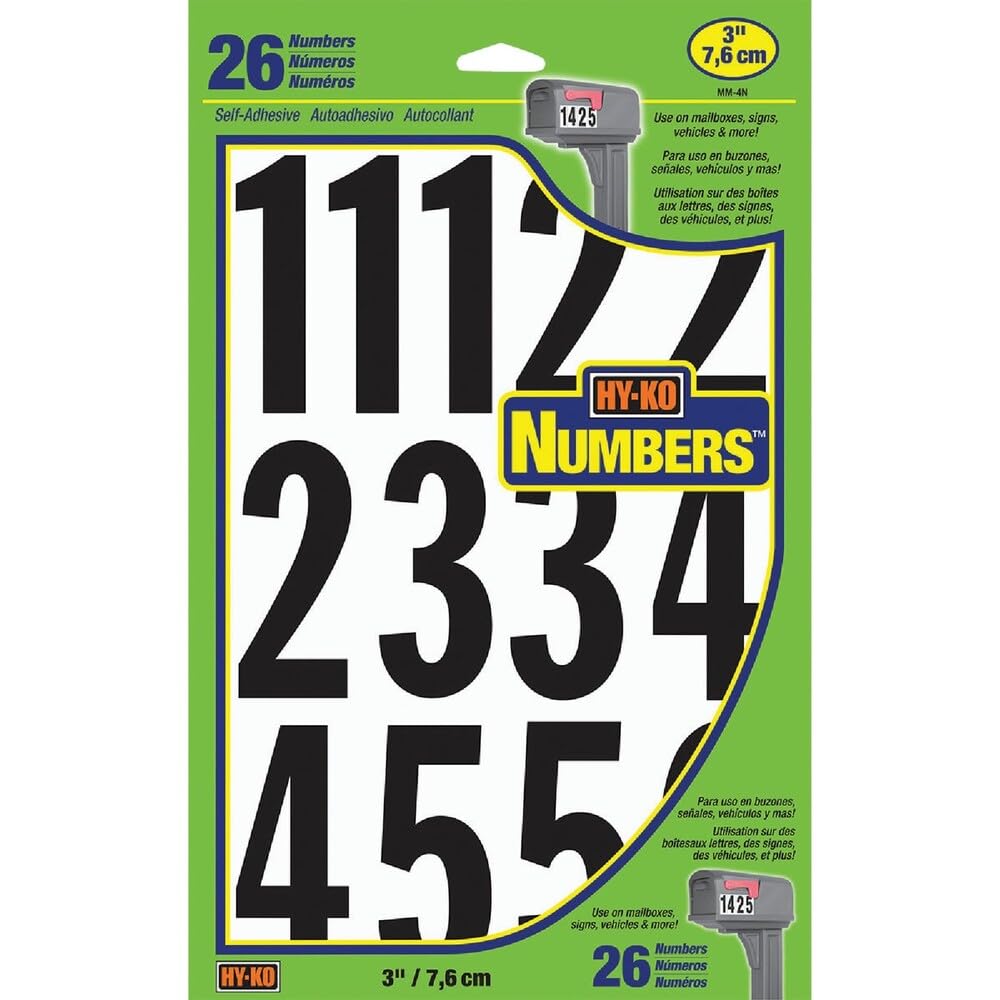 Hy-Ko Prod. MM-4N26 Boat Number Assortment
