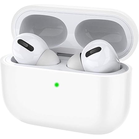 Amazon Fanvs Airpods Pro ケース 19 充電ケースカバー 全面保護カバー 耐衝撃 防塵 軽量 装着充電可能 エアーポッズ プロ 用 ケース 紛失防止 White Fanvs イヤホン ヘッドホンケース