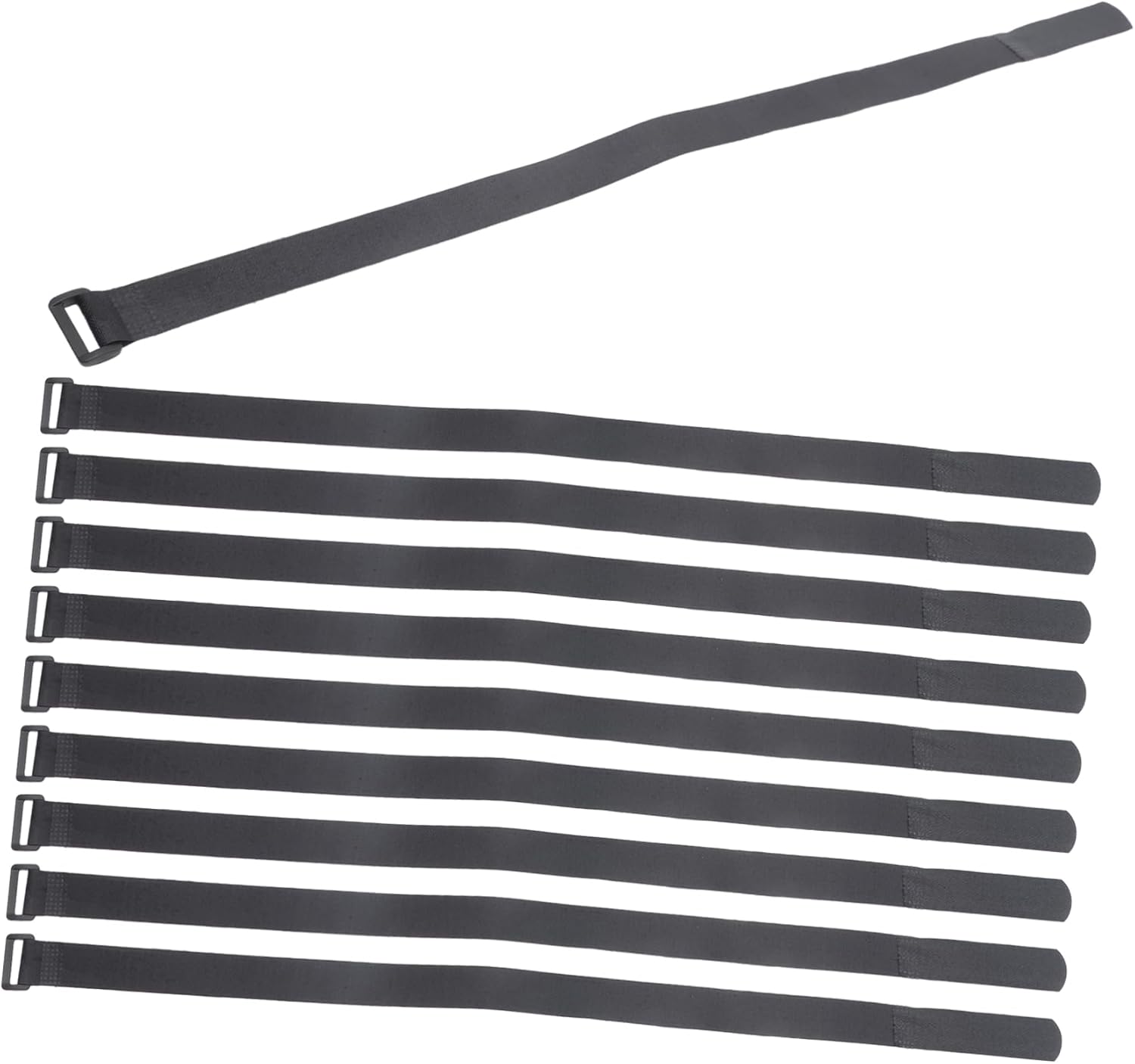 BESTonZON 12Pcs Adjustable Hook and Loop Yoga Mat Carrying Straps Reusable and Practical Storage for Yoga Mats Models Goods Convenient Design for Fastening Items