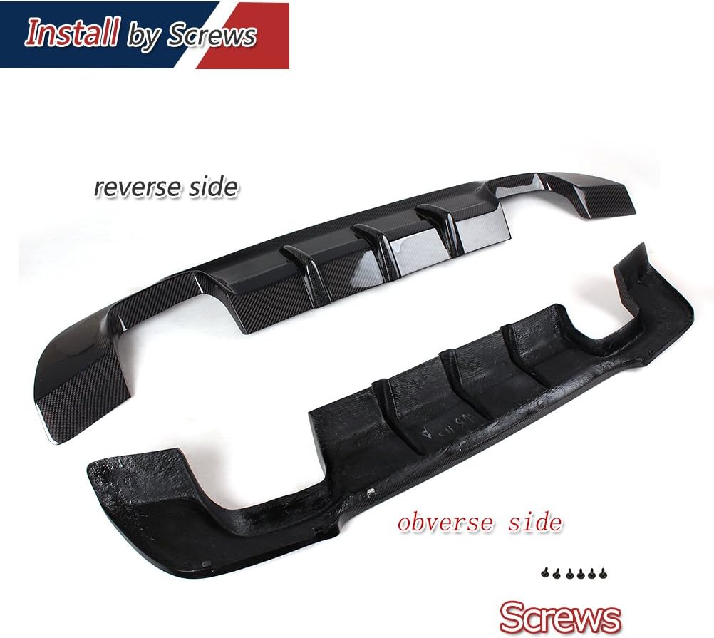 JC SPORTLINE fits BMW E92 M-Sport 2007-2013 Carbon Fiber Rear Bumper Lip Diffuser