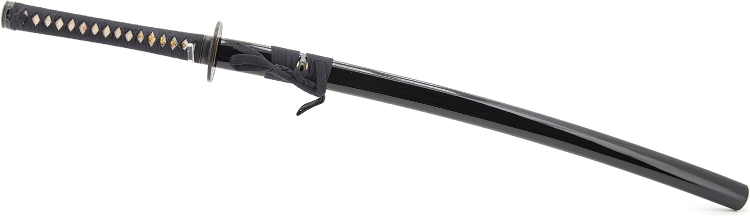 Handmade Sword - 1080/1095 Steel Fully Hand Forged Temper Practical Samurai Katana Sword, Clay Tempered, Full Tang, Sharp, Wooden Scabbard