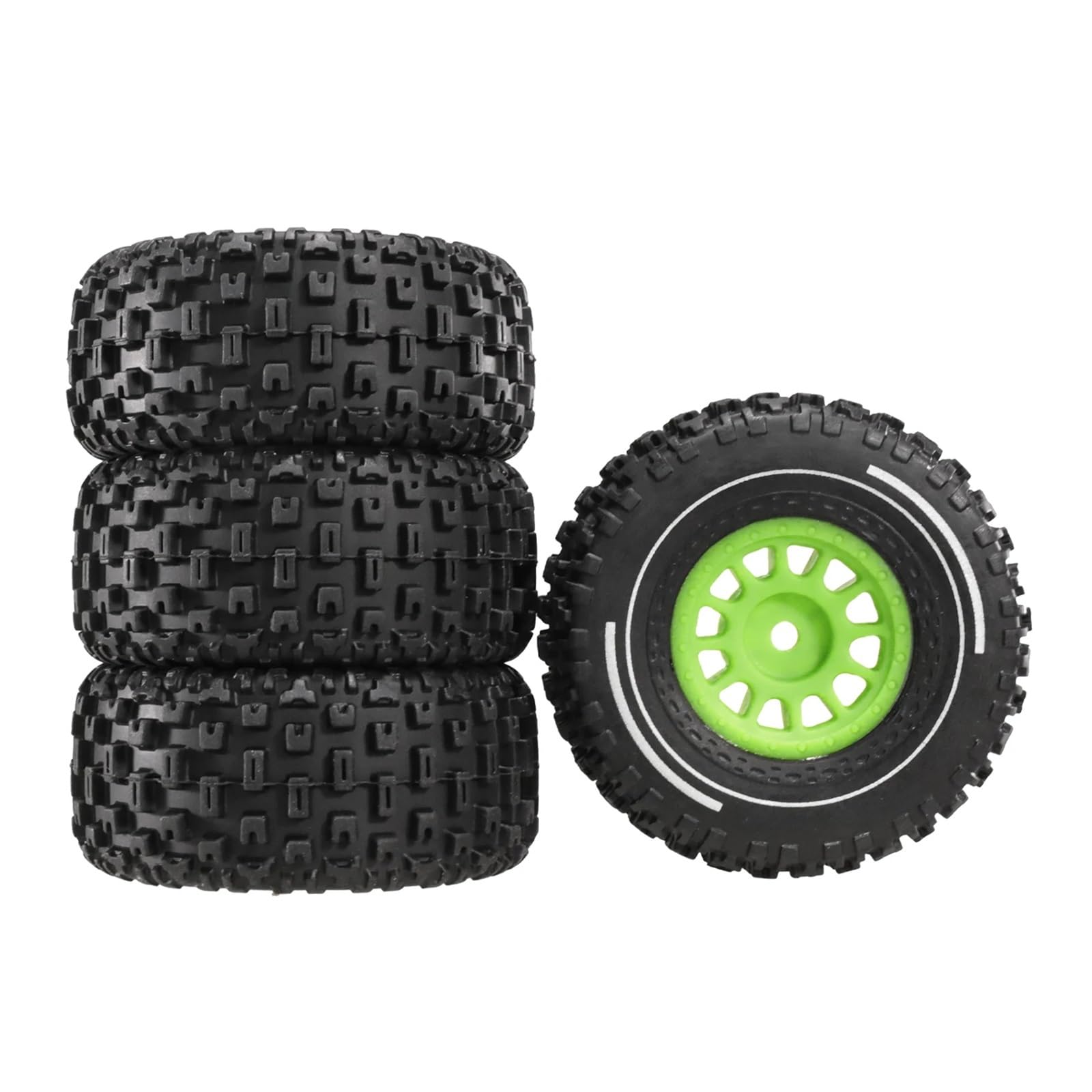 Pneus de voiture RC 65mm anti-dérapage pour résoudre la perte de contrôle 1/14