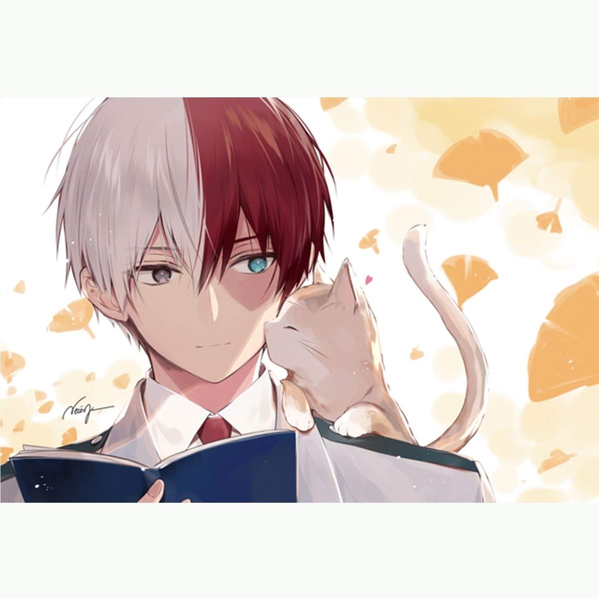 SHOP AT 247 My Hero Academia Jigsaws Puzzles for Adults 300/500/1000 Pieces Todoroki Shoto (300 Pieces)