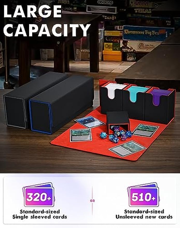Amazon.co.jp: KJOET カード デッキ ケース 4 in 1 カード収納ボックス