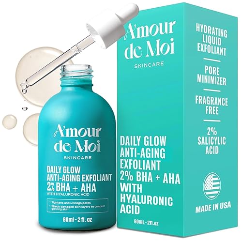 Exfoliante líquido de ácido salicílico BHA AHA 2%  Peeling suave, minimizador de poros, exfoliante facial para puntos negros, arrugas con ácido
