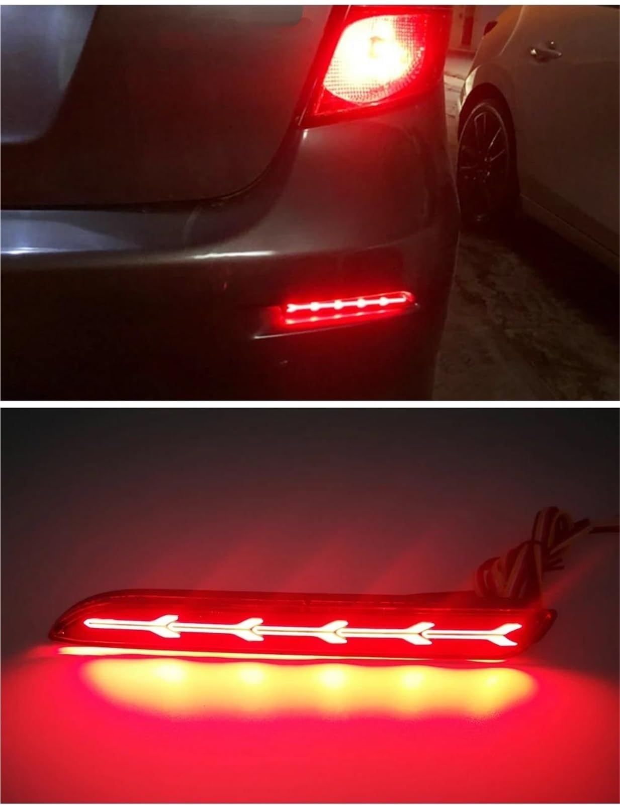 Luz Freno 1 Par Reflectores LED Traseros Luces Freno Posición Para Toyota Para RAV4 Para Camry Para Sienna Para Venza Para Avalon Montaje Alto Tercera Lámpara(2 Functions)