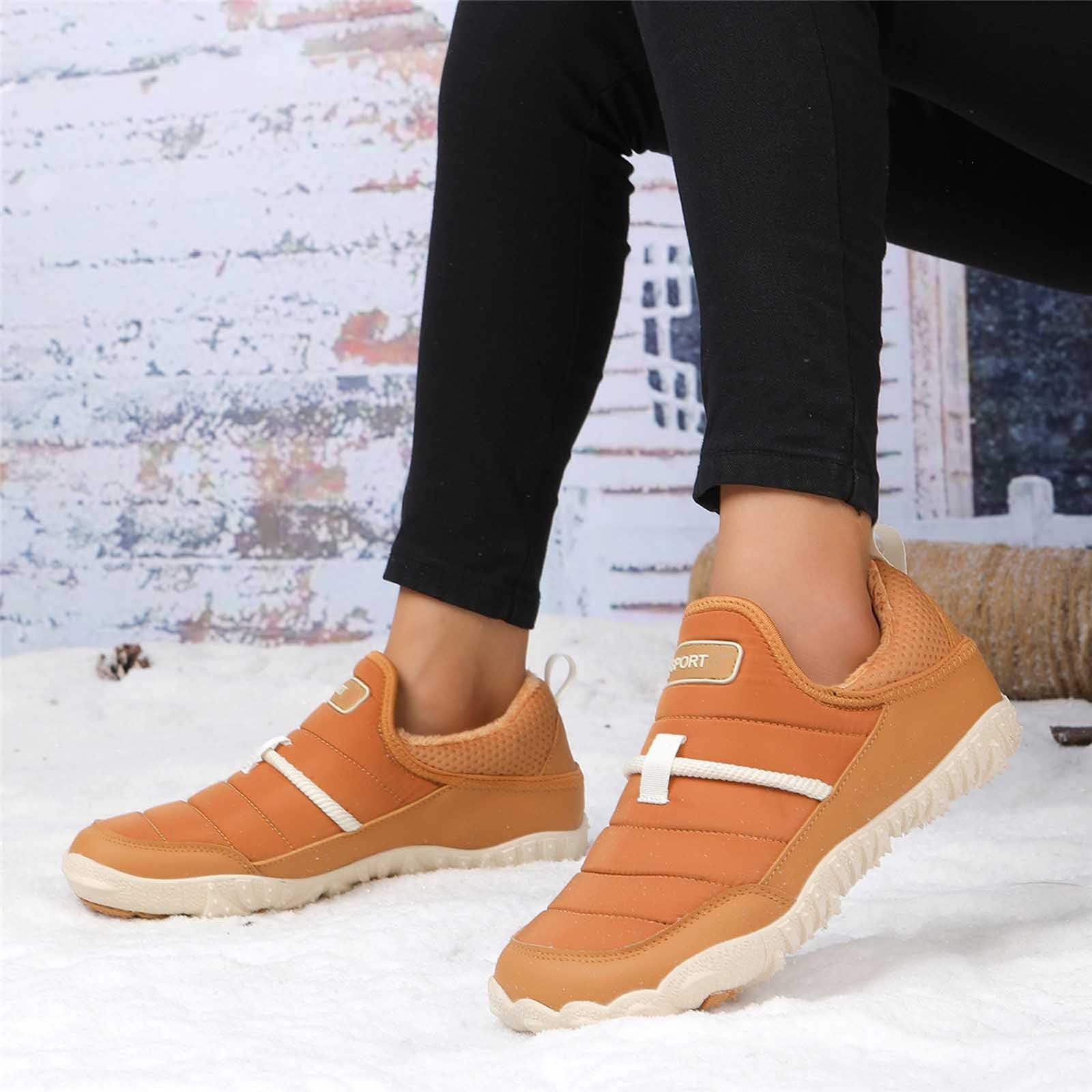 Stivaletti Donna Invernali Stivali Donna Invernali Scarponcini Impermeabili 45 Larga Con Pelliccia Scarpe Antinfortunistiche Interna Da Neve Ortopediche Trekking Comode On Plantare Estraibile Zeppa