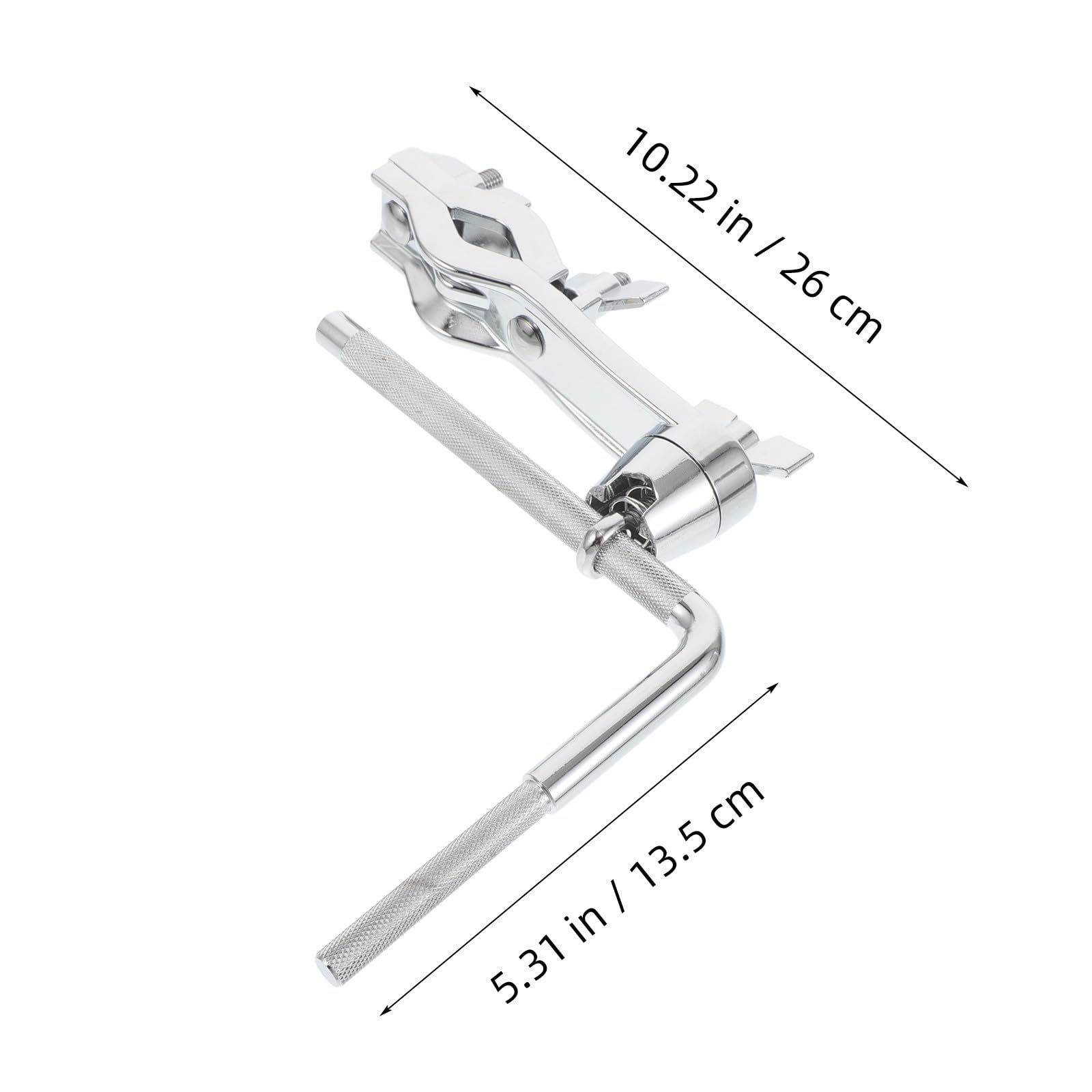 Balacoo Soporte de Bombo Tom de Suelo Ajustable y Ligero con Abrazadera de Bastidor para Batería, Compatible con Accesorios para Batería Eléctrica, Adecuado para Percusionistas en