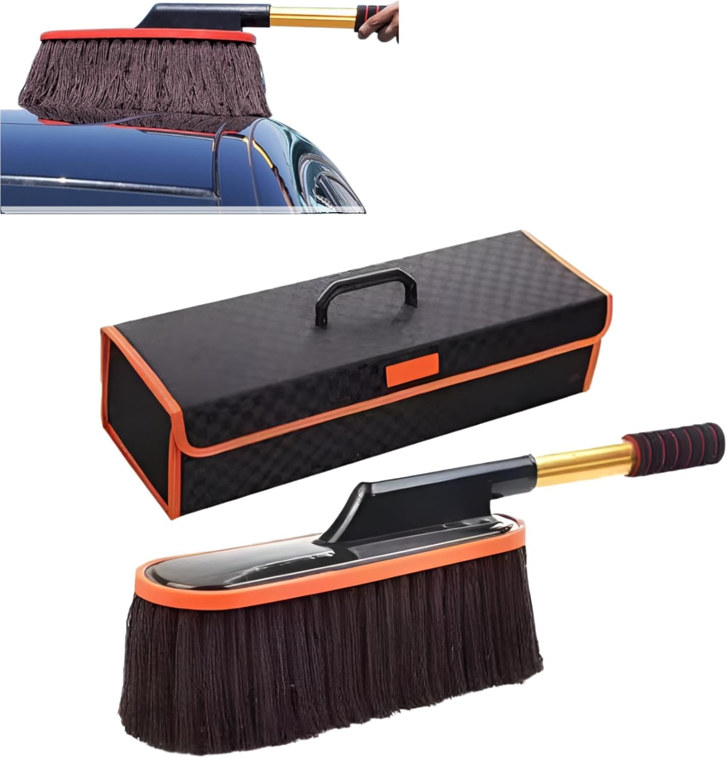 Amazon.co.jp: [Vailaipupy]車用ワックスブラシモップ【55-65cm伸縮式