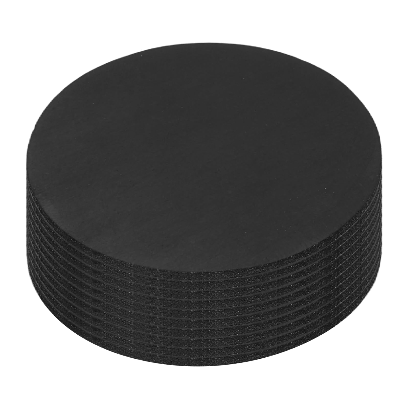 sourcing map 10Pcs Non Slip Furniture Pads, 38x1.3mm Self Adhesive Round Rubber Furniture Grippers, Floor Protector for Chair Table Legs, Hardwood Floors and Home Appliances, Black — image 1