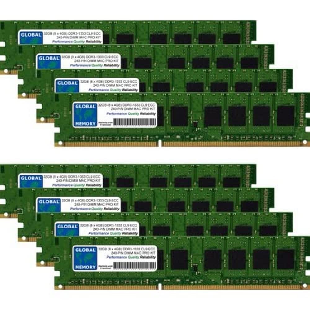 RAM DDR3 1333MHz 32Go ECC DIMM Kit pour Apple Mac Pro 2010-2012 - 2