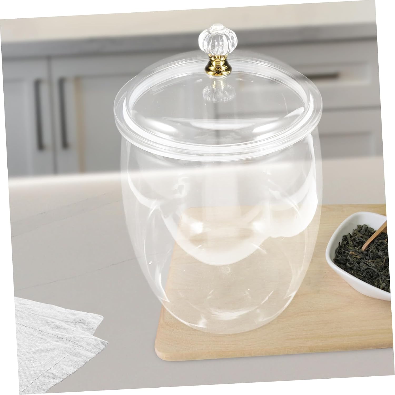 Alipis Airtight Storage Jar Lid Candy and Cookie Container for Home Decor and Organization Versatile Multi-function Food Storage