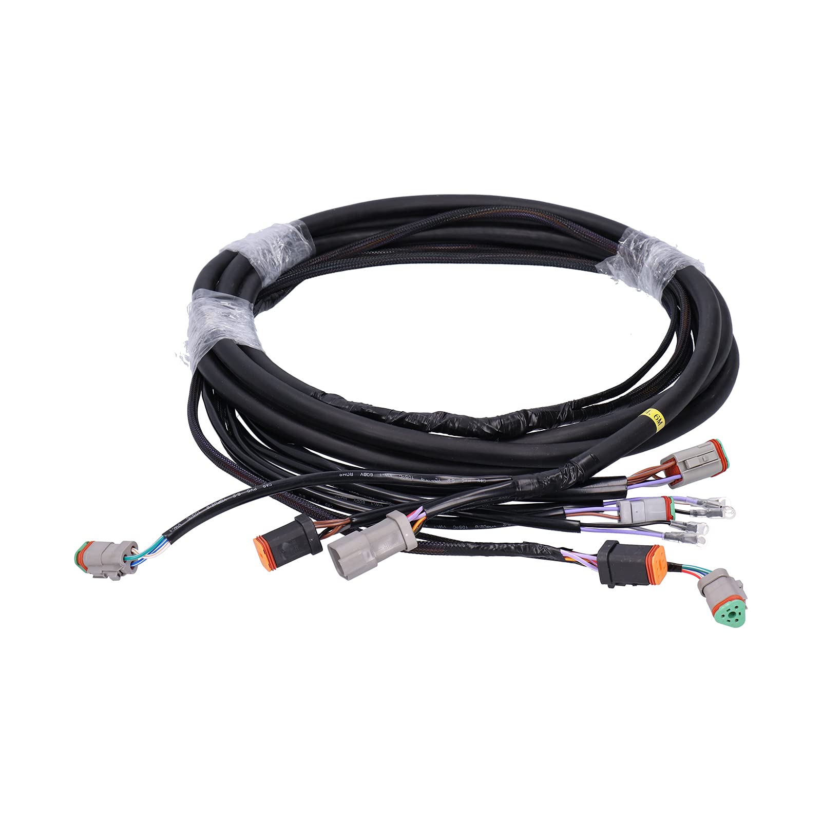 Cable de extensión del arnés de cableado de encendido 15 pies 4,5 M Arnés de encendido fueraborda 176340 Apto para motor de barco ABS Metal Alta temperatura Durable