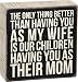 Primitives by Kathy Pinstripe Trimmed Box Sign, 5" Square