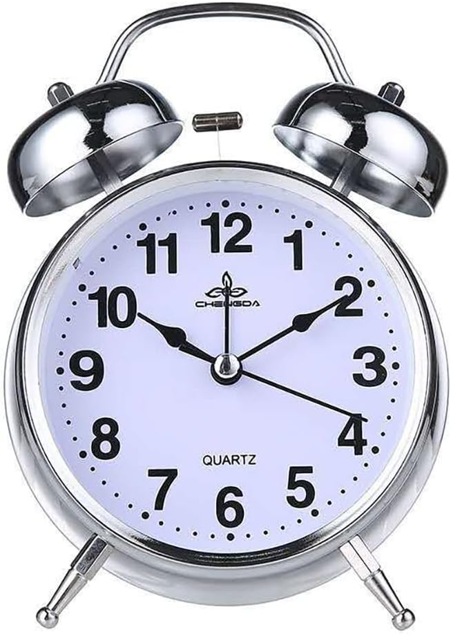 Relógio Despertador de Mesa Clássico Vintage com Luz LED Noturna ...