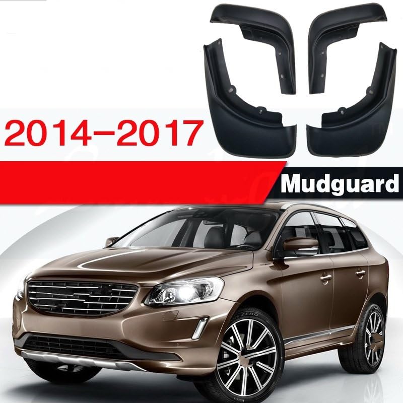 Kit De 4 Bavettes Garde-boue Pour Volvo XC60 2014-2017 - 2 Avant + 2 Arrière - Faciles à Installer, Durables Et Lavables - 11