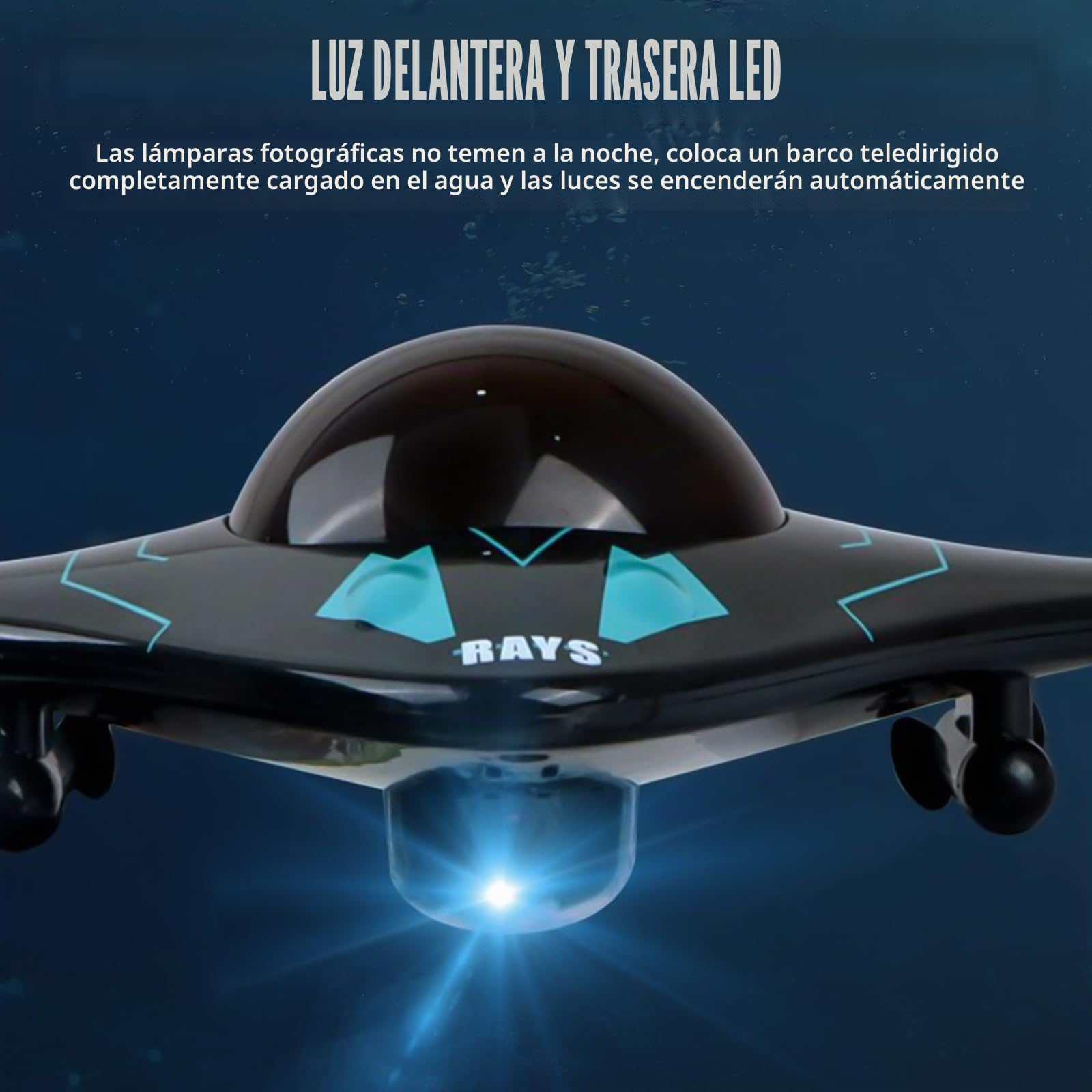 Fisca Barco teledirigido con cámara, control inalámbrico, 6 canales, impermeable, para piscinas y lagos, tiro en tiempo real, juguete RC para botes