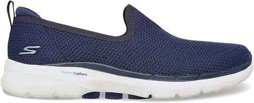 Skechers Women's GO Walk 6-Clear Virtue Sneaker, Navy, 6 UK - 4