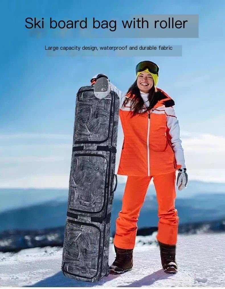 Borse da sci, Borsa Ruote Valigia Snow Board Accessori Porta Sci Kit