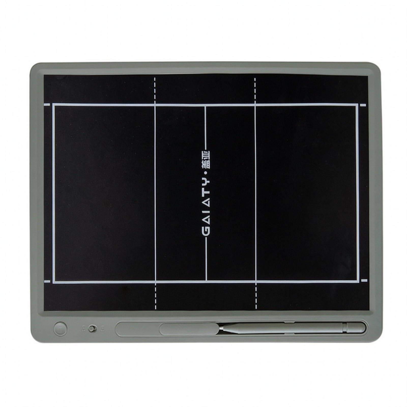 Tabella Tattica con Penna Blocca Schermo, Lavagna Tattica Elettronica da Pallavolo da 15 Pollici, con Superficie per Schemi di Gioco Dimensioni Visibili Circa 30,5 × 23,8 Cm.