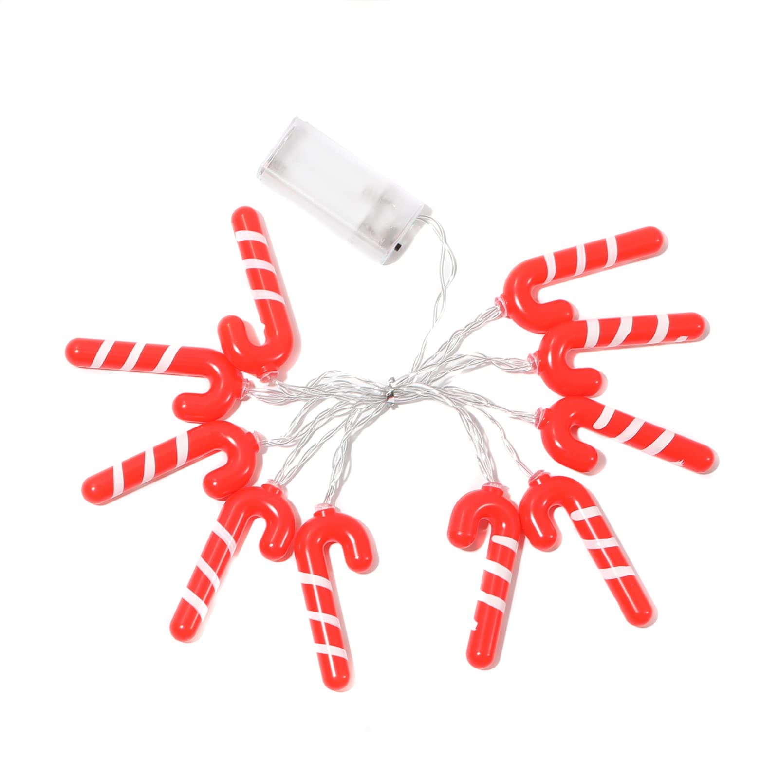 Guirnalda de Luces para árbol de Navidad, 1,5 m, 10 Luces LED, Funciona con Pilas, Guirnalda de Luces navideña, Cortina de Luces para Ventanas, para Dormitorio, árbol de Navidad, Deco