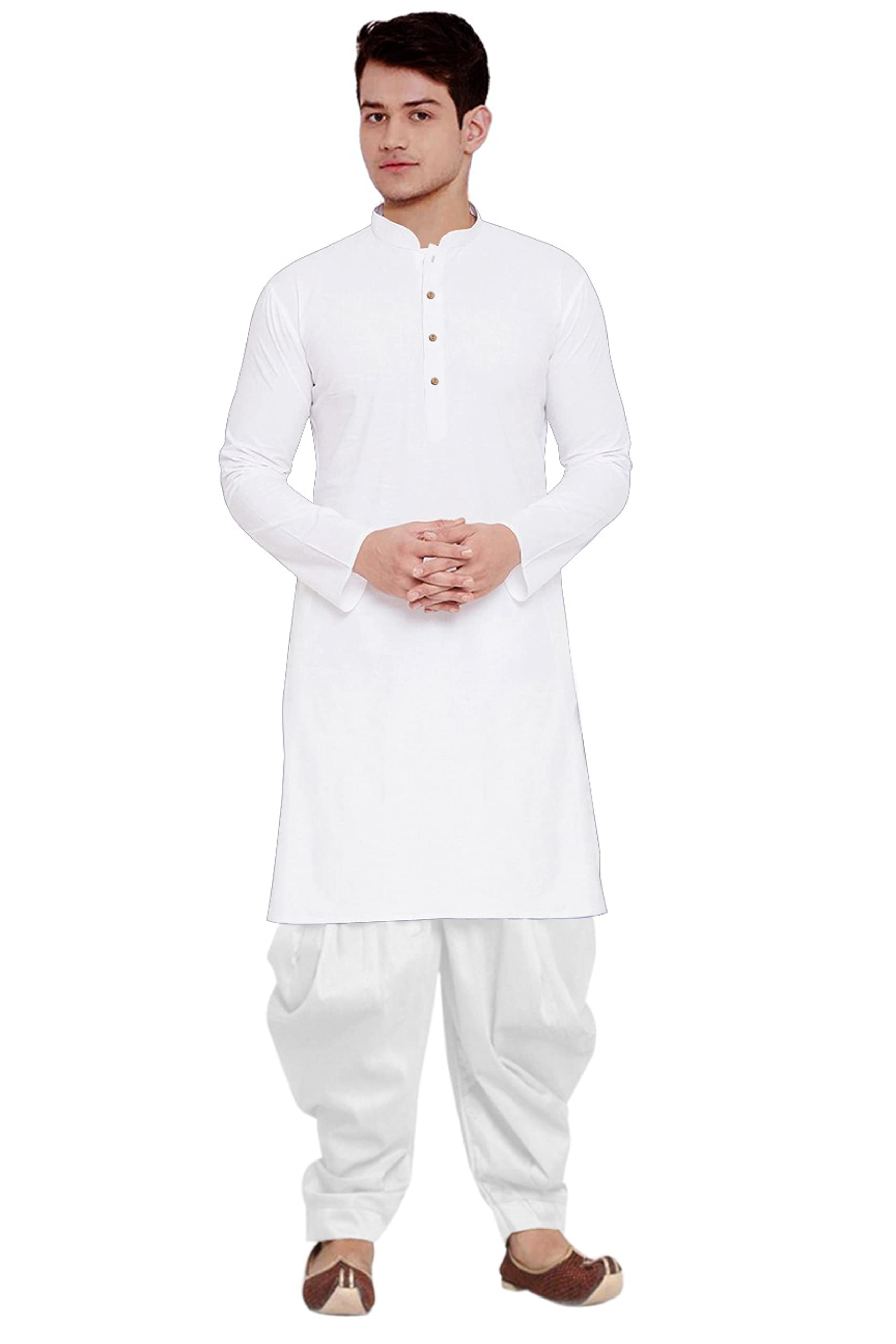 Mens Kurta set with Dhoti in Cotton