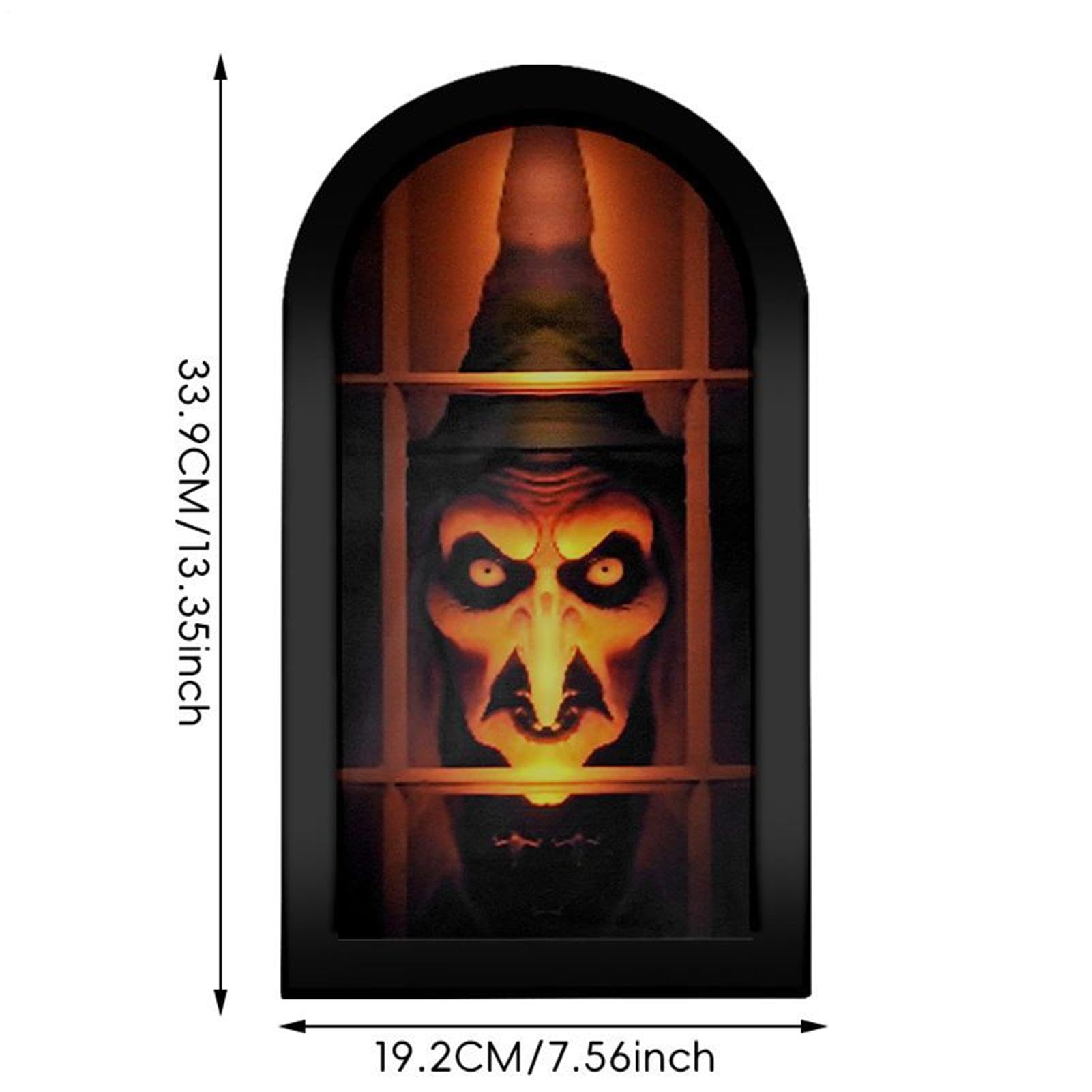 Lustro Wiedźma Halloween Rekwizyty Zdjęcie Hologram Duch Czarownica