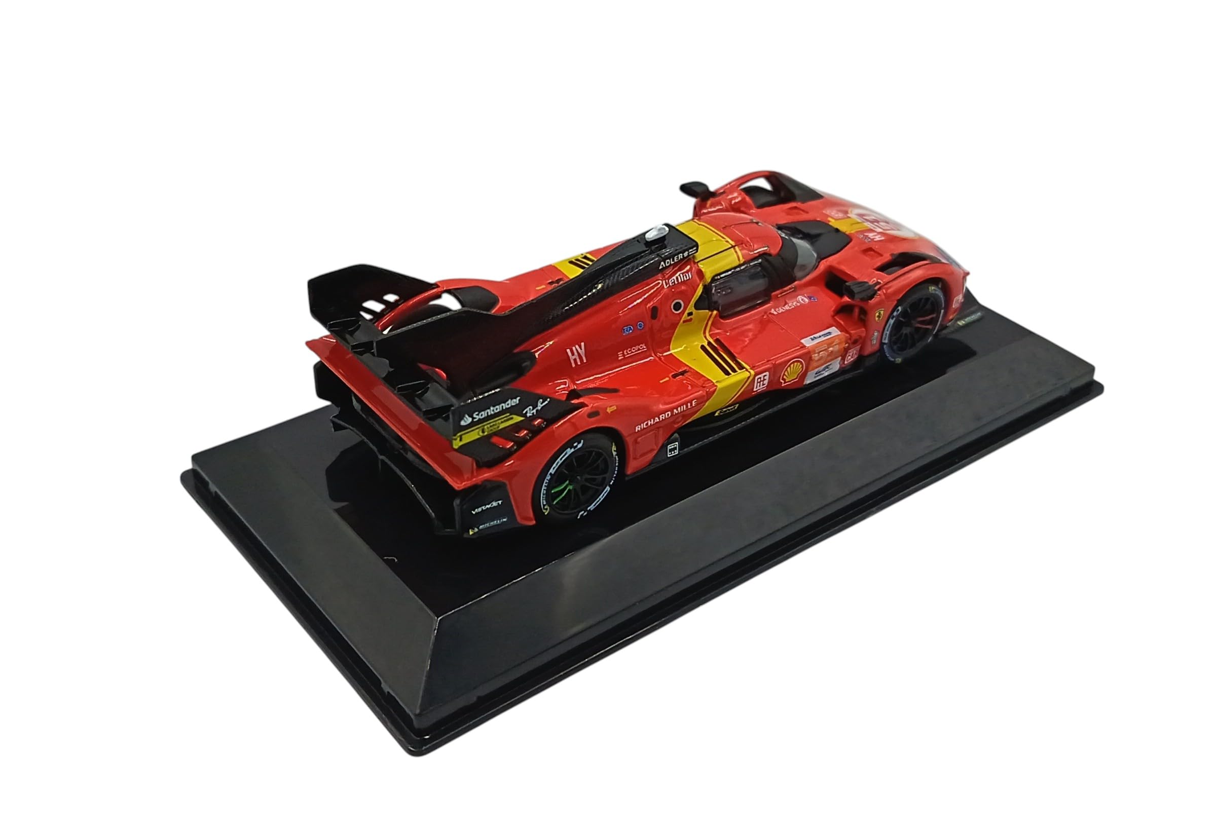 OPO 10 Voiture Miniature Compatible avec Ferrari 499P #51 24h Le Mans 2023 Pier Guidi, Calado, Giovinazzi échelle 1/43 Bburago 36312