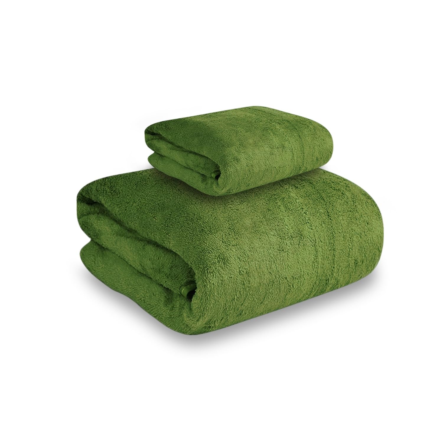 MAXOSHINE Microfiber Towels for Bath Large Size-Super Soft Coral Fleece Bathing Towel Hook Quick Dry Super Absorbent-Bath Towel for Men and Women-70x140 cm, 350 GSM