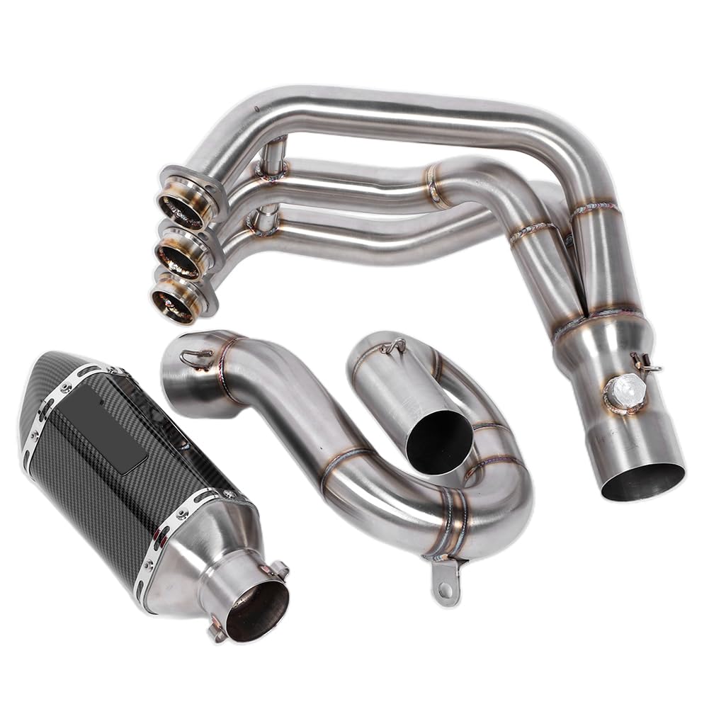 di Scarico delle Prestazioni di Corse con Silenziatore in Fibra in Fibra di Carbonio, Adatto a MT-09 2014-2020, FZ-09 2014-2017, Tracer 900, XSR 900 2016-2020