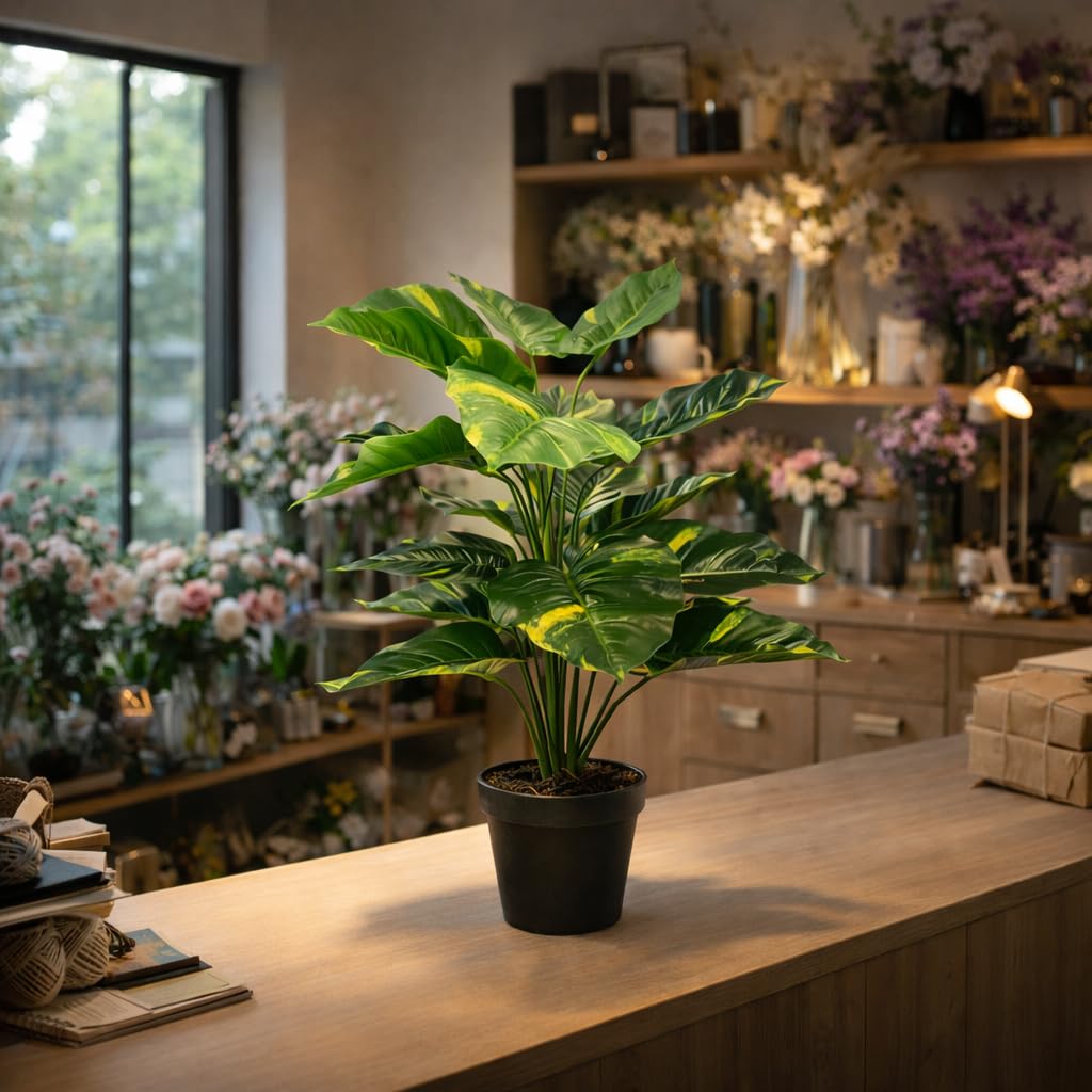 Leaf Design UK - Pianta artificiale realistica con vaso