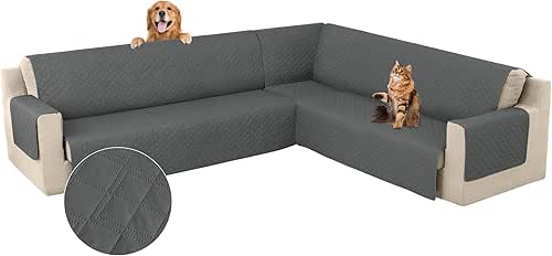 Arfntevss Corner Sectional Couch Covers for Sectional Sofa L Shaped
