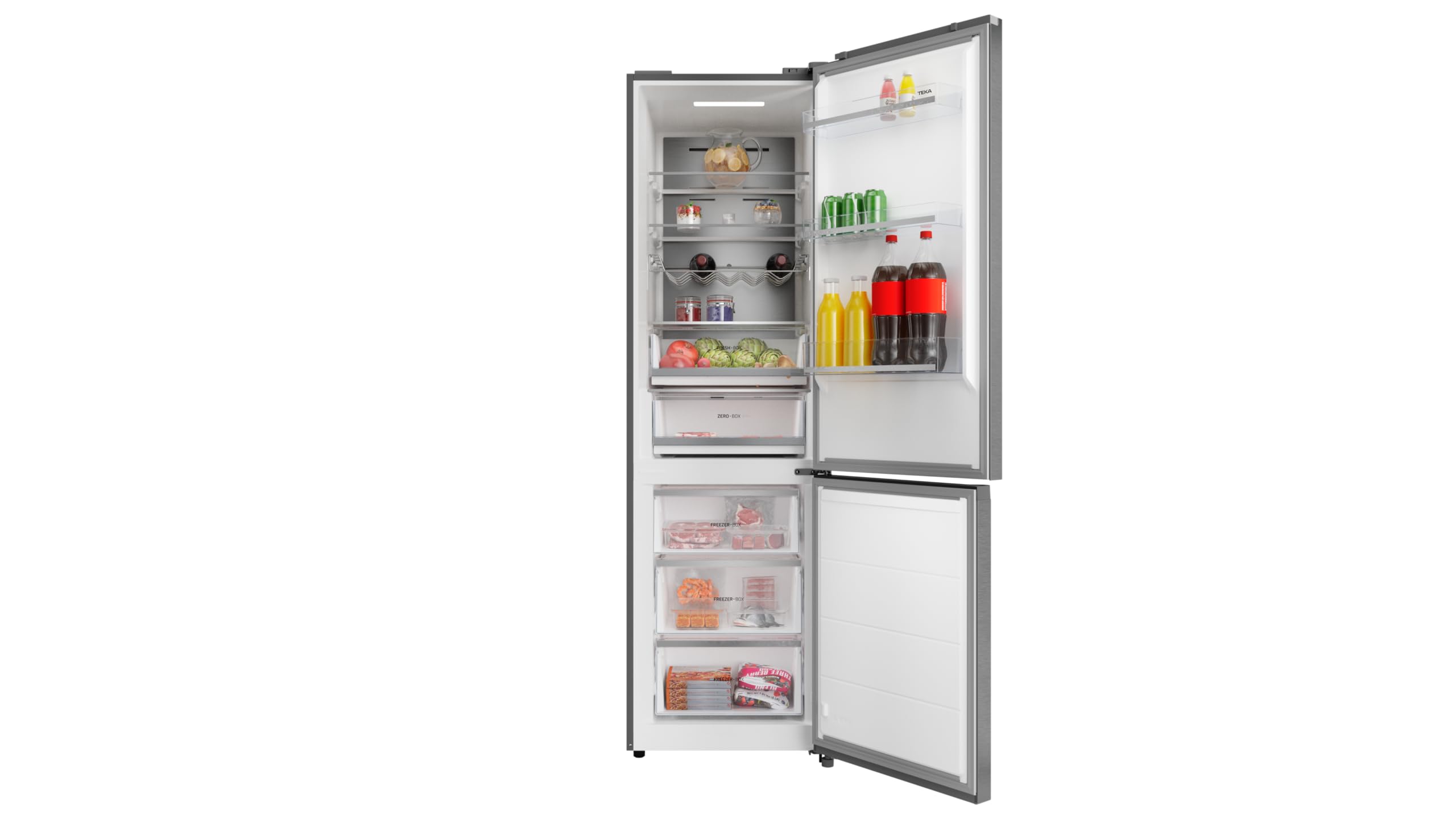 Teka - Frigorífico independiente con congelador Total No Frost y eficiencia de clase A - Modelo RBF 88680 SS