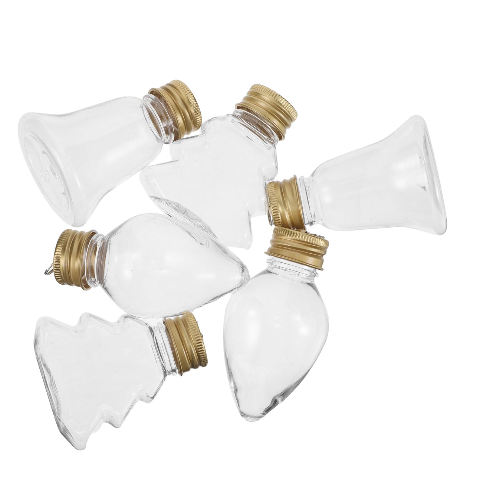 Ornements suspendus transparents anti-casse : 24 décors de Noël en plastique chic