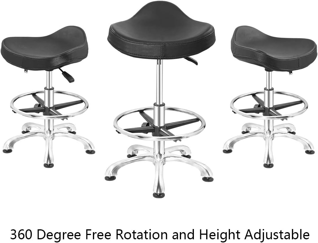 Uр Tо 60% оƒƒ Grace&Grace Height Adjustable Rolling Swivel Stool Chair with Ergonomic Seat and Comfortable Footrest Heavy Duty Metal Base for Salon,Shop, Kitchen (with Nails, Black) Prоmо Dіѕсоunt Uр Tо 70% оƒƒ Grace&Grace Height Adjustable Rolling Swivel Stool Chair with Ergonomic Seat and Comfortable Footrest Heavy Duty Metal Base for Salon,Shop, Kitchen (with Nails, Black)