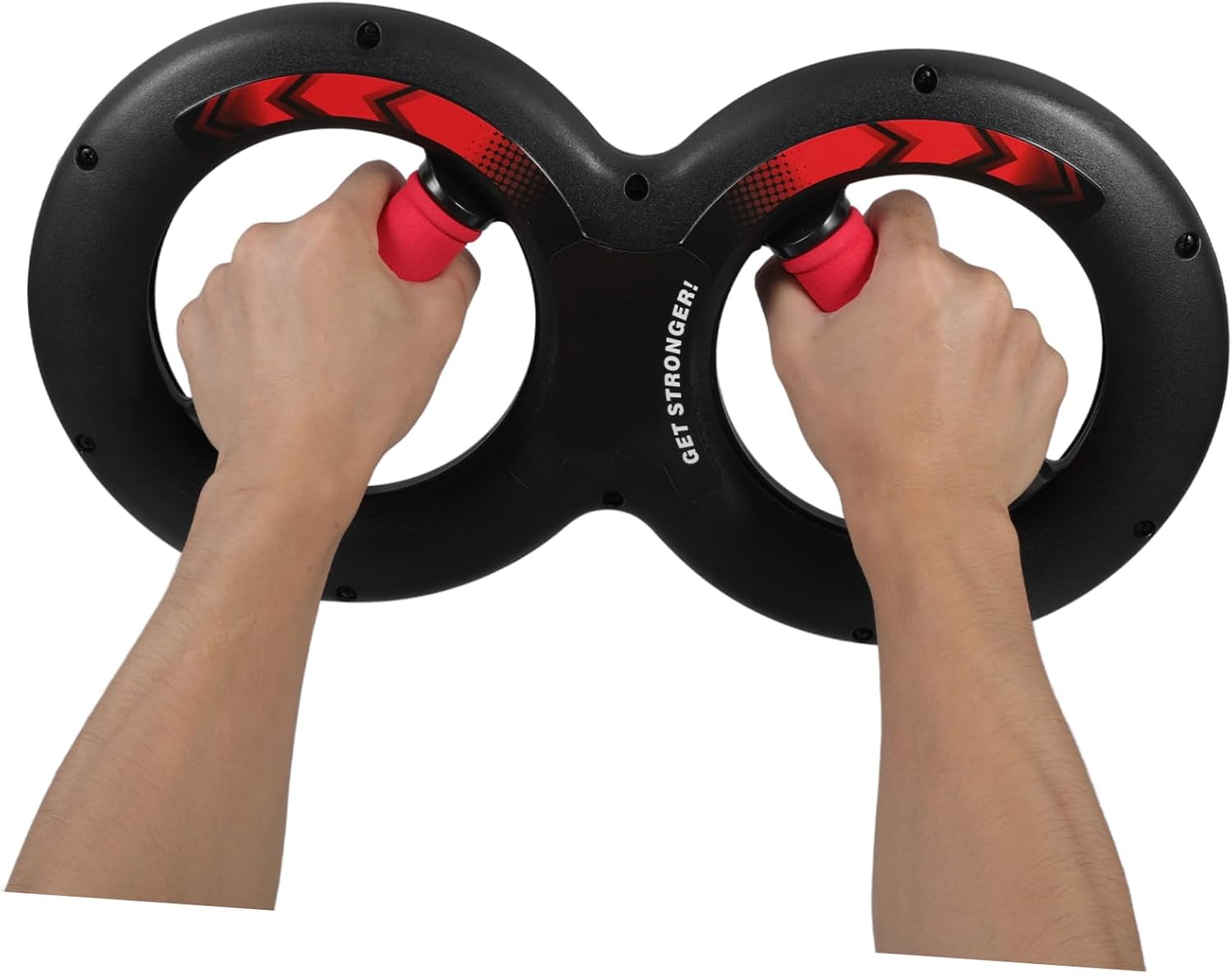 Multifunction Shaped Wrist Forearm Strengthener Hand Grip Trainer for Strength Training Red Heavy Grip Device for Athletes Climbers and Fitness Enthusiasts