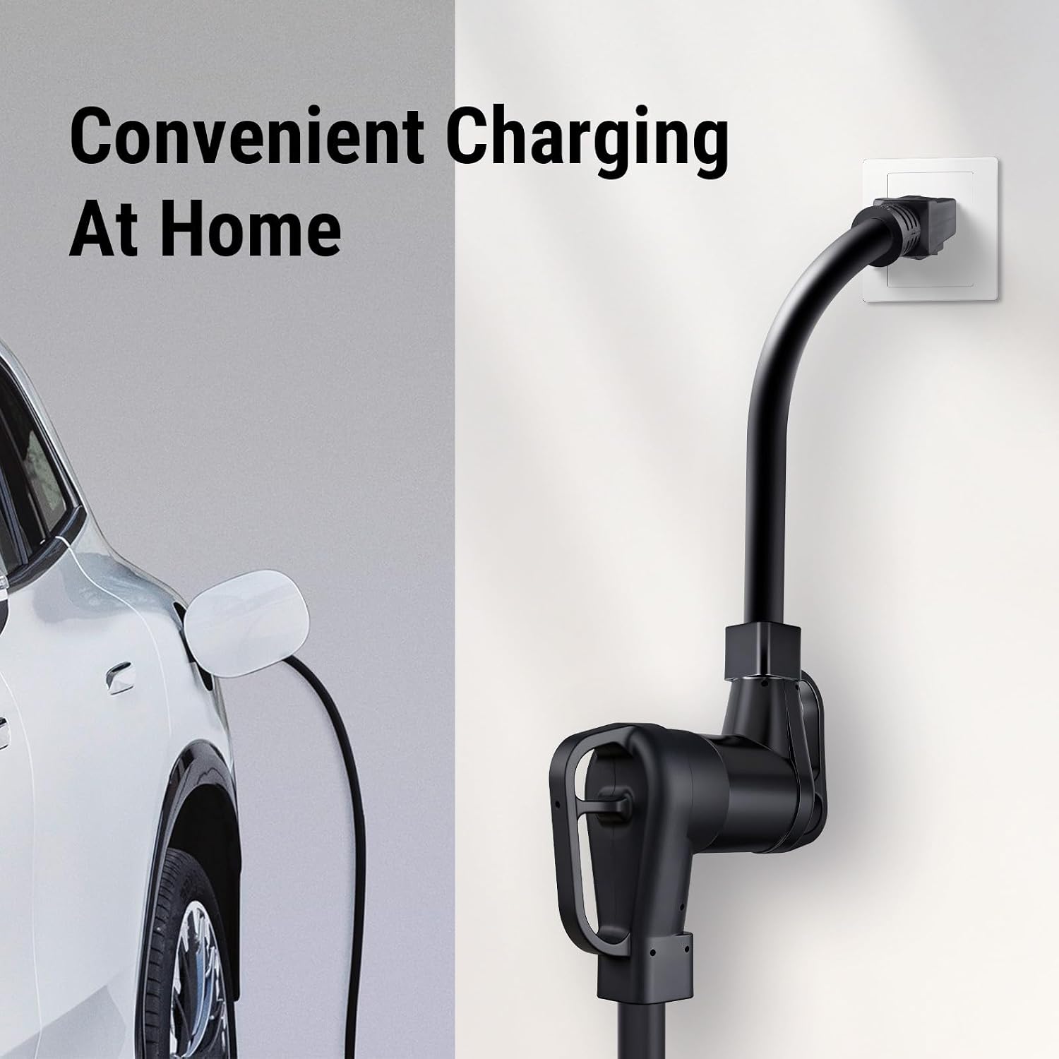 Morec Adapter Cord NEMA 5-15P Male to 14-50R Female, 15Amp 110 Volt Adapter Cord, Power Cord Power Connector for Level 1 EV Chargers (not for RVs)