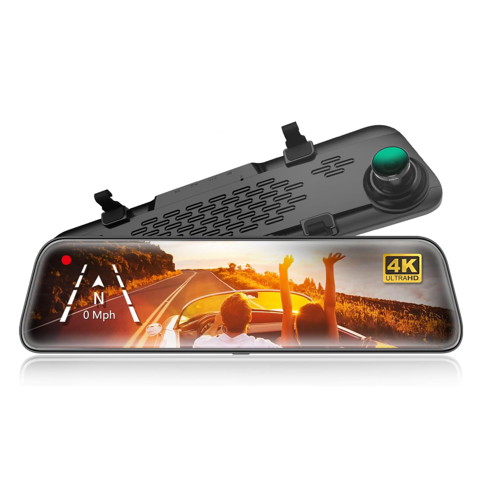 CPL-Filter für Wolfbox G840S/G850/G900/G900Pro 4K Spiegel-Dashcam, blendfreie Polarisatorlinse für Frontkamera, verbessert die Klarheit und reduziert Reflexionen, ideal für 2160P UHD-Aufnahmen