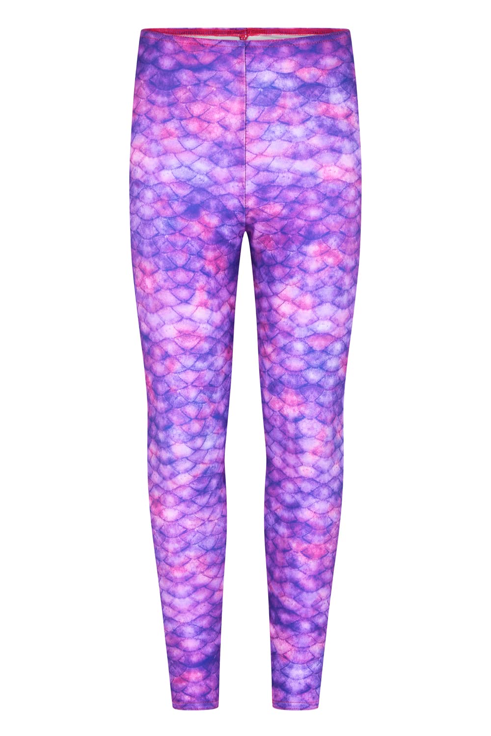Mermaid Planet Woman's Vivid Colour Swimming Mermaid Leggings Purple Rain. Size 14-16