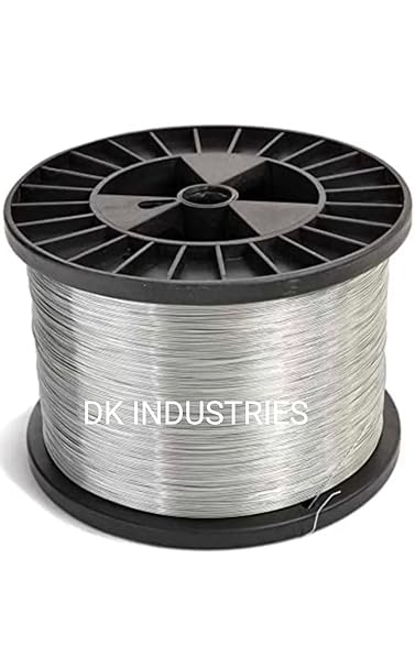 INNOLEX Jhatka Wire Fencing Galvanized Wire, Fencing (1000 Meter (10Kg)/ Boundary Wire 1.5 MM (Silver)(Zatka Machine Fencing Farm Wire) (Use Agriculture,Fencing (Size Name :- 1000 MTR (10 Kg))